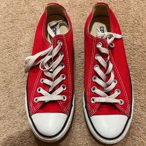 Converse in red for women size 7.5